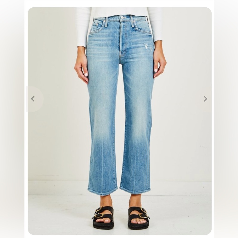 MOTHER Denim The Rambler Ankle in High As the Heavens